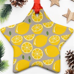 Lemon Wallpaper Ornament (star) by artworkshop