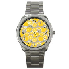 Lemon Wallpaper Sport Metal Watch by artworkshop