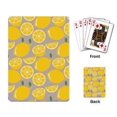 Lemon Wallpaper Playing Cards Single Design (rectangle) by artworkshop