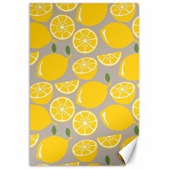 Lemon Wallpaper Canvas 24  X 36  by artworkshop