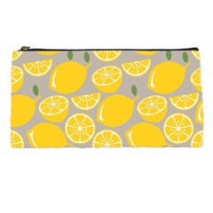 Lemon Wallpaper Pencil Case by artworkshop