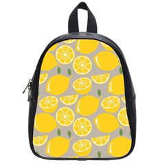 Lemon Wallpaper School Bag (small) by artworkshop