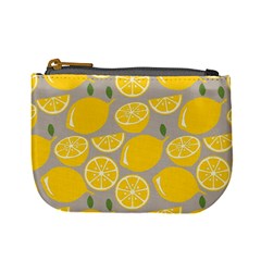 Lemon Wallpaper Mini Coin Purse by artworkshop