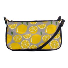 Lemon Wallpaper Shoulder Clutch Bag by artworkshop