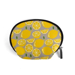 Lemon Wallpaper Accessory Pouch (small) by artworkshop