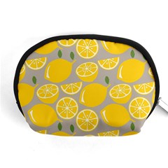 Lemon Wallpaper Accessory Pouch (medium) by artworkshop