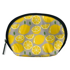 Lemon Wallpaper Accessory Pouch (medium) by artworkshop