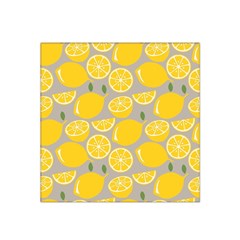 Lemon Wallpaper Satin Bandana Scarf 22  X 22  by artworkshop