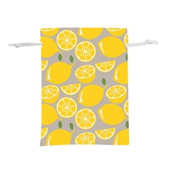 Lemon Wallpaper Lightweight Drawstring Pouch (s) by artworkshop