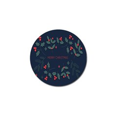 Merry Christmas Holiday Pattern  Golf Ball Marker (4 Pack) by artworkshop