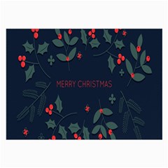 Merry Christmas Holiday Pattern  Large Glasses Cloth by artworkshop