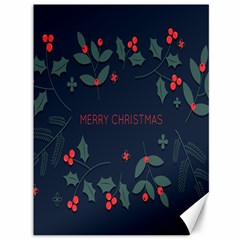 Merry Christmas Holiday Pattern  Canvas 36  X 48  by artworkshop