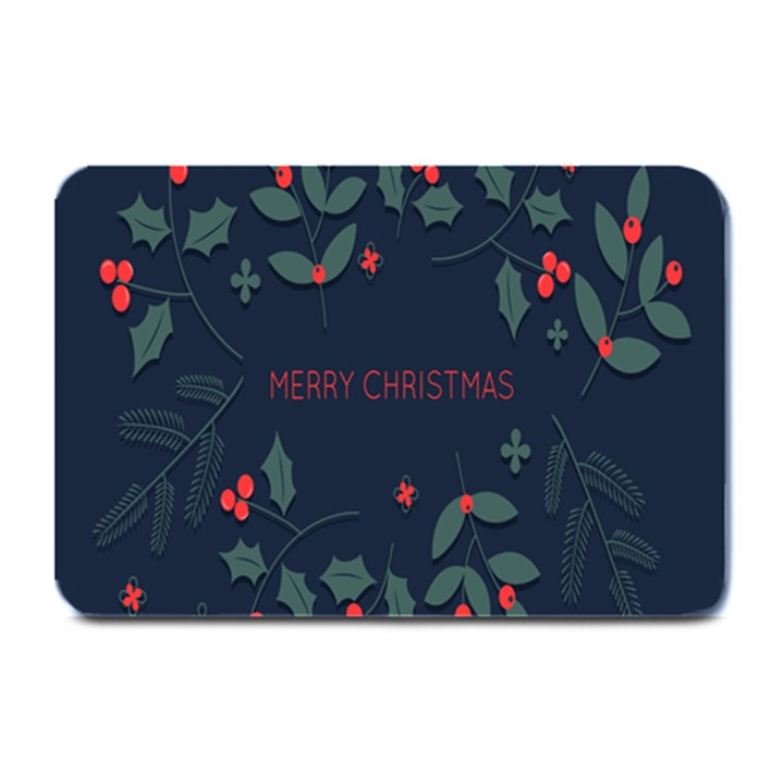 Merry Christmas Holiday Pattern  Plate Mats