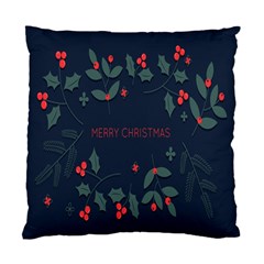 Merry Christmas Holiday Pattern  Standard Cushion Case (two Sides) by artworkshop