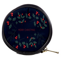 Merry Christmas Holiday Pattern  Mini Makeup Bag by artworkshop