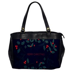 Merry Christmas Holiday Pattern  Oversize Office Handbag by artworkshop