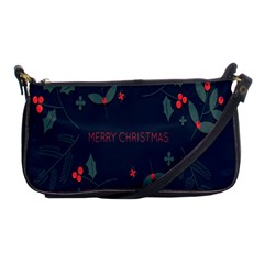 Merry Christmas Holiday Pattern  Shoulder Clutch Bag by artworkshop