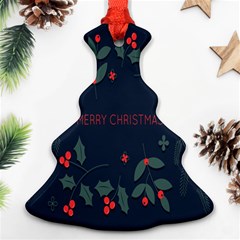 Merry Christmas Holiday Pattern  Christmas Tree Ornament (two Sides) by artworkshop