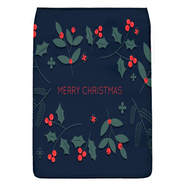 Merry Christmas Holiday Pattern  Removable Flap Cover (S)