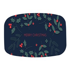 Merry Christmas Holiday Pattern  Mini Square Pill Box by artworkshop