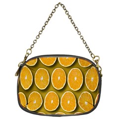 Orange Slices Cross Sections Pattern Chain Purse (one Side) by artworkshop