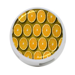 Orange Slices Cross Sections Pattern 4-port Usb Hub (two Sides) by artworkshop