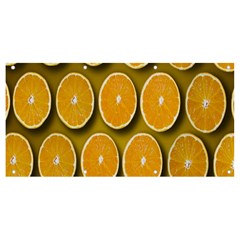 Orange Slices Cross Sections Pattern Banner And Sign 8  X 4  by artworkshop