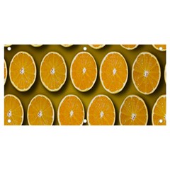 Orange Slices Cross Sections Pattern Banner And Sign 4  X 2  by artworkshop