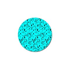 Flower Texture Textile Golf Ball Marker (4 Pack) by artworkshop