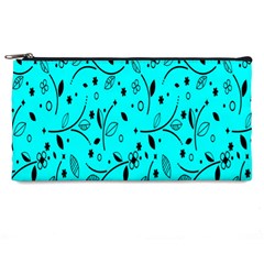 Flower Texture Textile Pencil Case by artworkshop