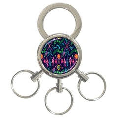 Pattern Nature Design  3-ring Key Chain by artworkshop