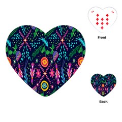 Pattern Nature Design  Playing Cards Single Design (heart) by artworkshop