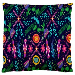 Pattern Nature Design  Large Cushion Case (two Sides) by artworkshop