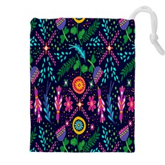 Pattern Nature Design  Drawstring Pouch (5xl) by artworkshop