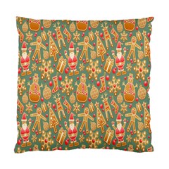 Pattern Seamless Gingerbread Christmas Decorative Standard Cushion Case (two Sides) by artworkshop