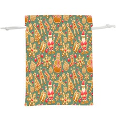 Pattern Seamless Gingerbread Christmas Decorative  Lightweight Drawstring Pouch (xl) by artworkshop