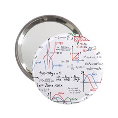 Math Formula Pattern 2 25  Handbag Mirrors by Wegoenart