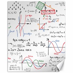 Math Formula Pattern Canvas 16  X 20  by Wegoenart