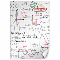 Math Formula Pattern Canvas 20  X 30  by Wegoenart