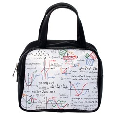 Math Formula Pattern Classic Handbag (one Side) by Wegoenart