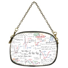 Math Formula Pattern Chain Purse (two Sides) by Wegoenart