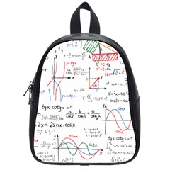 Math Formula Pattern School Bag (small) by Wegoenart