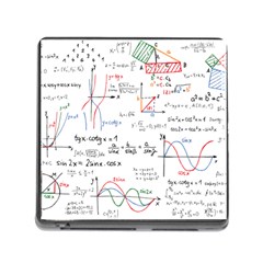 Math Formula Pattern Memory Card Reader (square 5 Slot) by Wegoenart