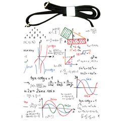 Math Formula Pattern Shoulder Sling Bag by Wegoenart