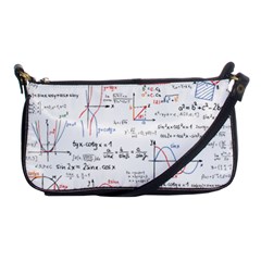 Math Formula Pattern Shoulder Clutch Bag by Wegoenart