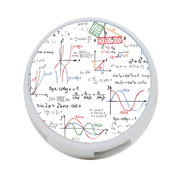 Math Formula Pattern 4-Port USB Hub (One Side)