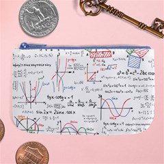 Math Formula Pattern Large Coin Purse by Wegoenart