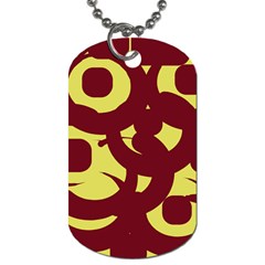 Illustration Art Pattern Design Painting- Dog Tag (two Sides) by Wegoenart