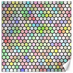 Honeycomb Art Pattern Design Background Canvas 12  X 12  by Wegoenart