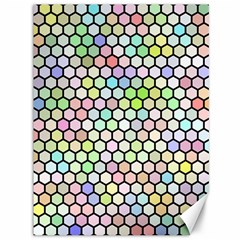 Honeycomb Art Pattern Design Background Canvas 36  X 48  by Wegoenart